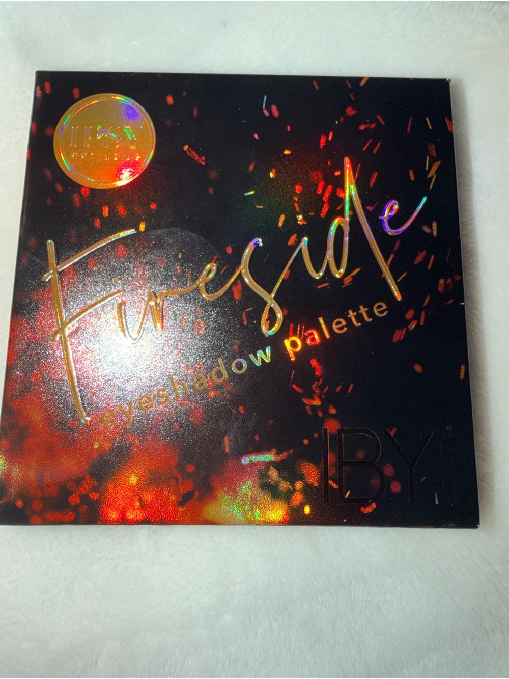 Fireside Eyeshadow Palette - Holographic Black & Fiery Accents